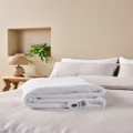 Linen House - Microfleece Electric Blanket - Home (White) Microfleece Electric Blanket