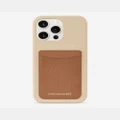 Maison De Sabre - The Card Phone Case (iPhone 12 Pro) - Tech Accessories (Brown) The Card Phone Case (iPhone 12 Pro)