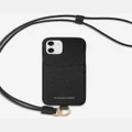 Maison De Sabre - Sling Phone Case (iPhone 12) - Tech Accessories (Black) Sling Phone Case (iPhone 12)