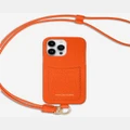 Maison De Sabre - Sling Phone Case (iPhone 14 Pro) - Tech Accessories (Orange) Sling Phone Case (iPhone 14 Pro)