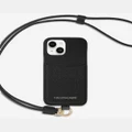 Maison De Sabre - Sling Phone Case (iPhone 15) - Tech Accessories (Black) Sling Phone Case (iPhone 15)