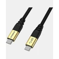 Otterbox - Premium USB C to USB C 3.2 Gen 1 Cable - Tech Accessories (Black) Premium USB-C to USB-C 3.2 Gen 1 Cable