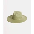 Seafolly - Panama Hat - Hats (Olive Olive) Panama Hat