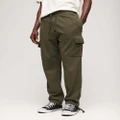 Superdry - Relaxed Cargo Joggers - Pants (Dark Grey Green) Relaxed Cargo Joggers