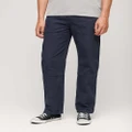 Superdry - Carpenter Pants - Pants (Washed Denim Navy) Carpenter Pants