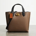 Coach - Colorblock Leather Willow Tote 16 - Bags (Dark Stone Multi) Colorblock Leather Willow Tote 16