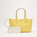 Kate Spade - Bleecker Saffiano Leather Large Tote - Handbags (Summer Daffodil) Bleecker Saffiano Leather Large Tote