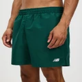 New Balance - 7" Woven Shorts - Shorts (Nightwatch Green) 7" Woven Shorts
