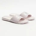 Nike - Victori One Slides Women's - Sandals (Barely Rose, Metallic Silver & Barely Rose) Victori One Slides - Women's