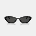 Prada - 0PR A02SF - Sunglasses (Black) 0PR A02SF