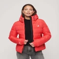 Superdry - Hooded Spirit Sports Puffer Jacket - Coats & Jackets (Active Pink) Hooded Spirit Sports Puffer Jacket