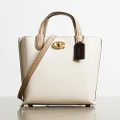 Coach - Colorblock Leather Willow Tote 16 - Bags (Chalk Multi) Colorblock Leather Willow Tote 16