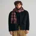 Gant - Multi Checked Scarf - Scarves & Gloves (PLUMPED RED) Multi Checked Scarf