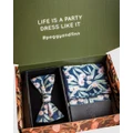 Peggy and Finn - Flowering Gum Bow Tie Gift Box - Ties & Cufflinks (Blue) Flowering Gum Bow Tie Gift Box