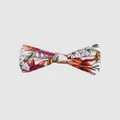 Peggy and Finn - Botanical Bow Tie - Ties & Cufflinks (Pink) Botanical Bow Tie