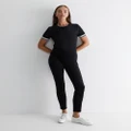 Sportscraft - Felicity Velvet Pull On Pant - Pants (black) Felicity Velvet Pull On Pant