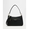 Kate Spade - Hudson Pebbled Leather Convertible Crossbody Bag - Handbags (Black) Hudson Pebbled Leather Convertible Crossbody Bag