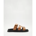 Tony Bianco - Flicker Sandals - Sandals (Tan Nappa) Flicker Sandals