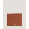 Tommy Hilfiger - Premium Leather Bifold Credit Card Holder - Wallets (Warm Cognac) Premium Leather Bifold Credit Card Holder