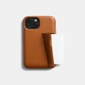 Bellroy - Phone Case 3 card i15 - Tech Accessories (brown) Phone Case - 3 card i15