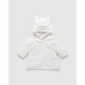Purebaby - Hooded Bathrobe Babies - Bathtime & Skincare (Vanilla Bunny) Hooded Bathrobe-Babies