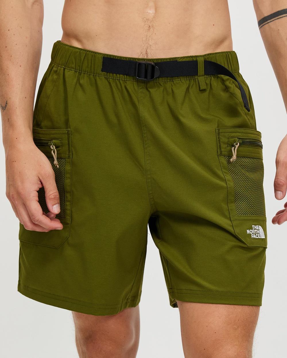 The North Face - Class V Pathfinder Belt Shorts - Shorts (Forest Olive) Class V Pathfinder Belt Shorts