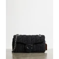 Coach - Quilted Denim Tabby Shoulder Bag 26 - Handbags (Black) Quilted Denim Tabby Shoulder Bag 26