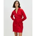 Guess - Eco Alya Mini Dress - Dresses (Delicious Red) Eco Alya Mini Dress