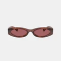 Miu Miu - 0MU 11WS - Sunglasses (Brown) 0MU 11WS