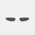 Miu Miu - 0MU 07ZS - Sunglasses (White) 0MU 07ZS