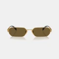 Prada - 0PR A51S - Sunglasses (Gold) 0PR A51S