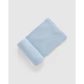Purebaby - Essentials Textured Blanket Babies - Nursery (Blue Melange) Essentials Textured Blanket-Babies