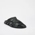 Sol Sana - Vance Footbed Black - Sandals (Black) Vance Footbed Black