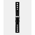 Tissot - Official Leather Strap Lugs 20mm - Watches (Black) Official Leather Strap Lugs 20mm