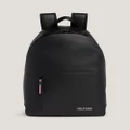Tommy Hilfiger - Pique Textured Laptop Backpack - Backpacks (Black) Pique Textured Laptop Backpack