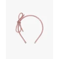 Country Road - Crystal Bow Headband - Hair Accessories (Pink) Crystal Bow Headband