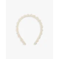 Country Road - Pearl Headband - Hair Accessories (Neutrals) Pearl Headband