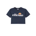 Ellesse - Nicky Girls Crop T Shirt - Sports Tops & Bras (BLUE) Nicky Girls Crop T-Shirt