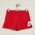 Nike - Sportswear Club Shorts Kids - Shorts (University Red) Sportswear Club Shorts - Kids