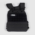 The WOD Life - Tech Plate Carrier Weight Vest - Gym & Yoga (Black) Tech Plate Carrier Weight Vest