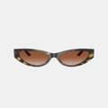 Versace - 0VE4470B - Sunglasses (Havana) 0VE4470B