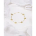Wanderlust + Co - Daisy Multi Gold Bracelet - Jewellery (Gold) Daisy Multi Gold Bracelet
