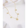 Wanderlust + Co - Daisy Multi Gold Necklace - Jewellery (Gold) Daisy Multi Gold Necklace