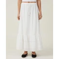 Cotton On - Rylee Lace Maxi Skirt - Skirts (White) Rylee Lace Maxi Skirt