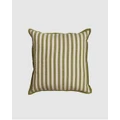 Mosey Me - Seersucker Stripe Cushion - Home (Pistachio) Seersucker Stripe Cushion