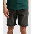 Superdry - Vintage Straight Shorts - Shorts (Sunset Black Vintage) Vintage Straight Shorts