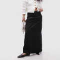 TOPSHOP - Super High Waist Technical Maxi Skirt - Skirts (Multi) Super High-Waist Technical Maxi Skirt