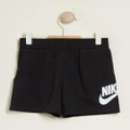 Nike - Sportswear Club HBR FT Shorts Kids - Shorts (Black) Sportswear Club HBR FT Shorts - Kids