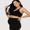 Lorna Jane - Maternity Sports Bra - Sports Bras & Crops (Black) Maternity Sports Bra