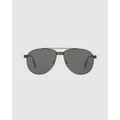 Versace - Steel Unisex Sunglasses - Sunglasses (Black) Steel Unisex Sunglasses